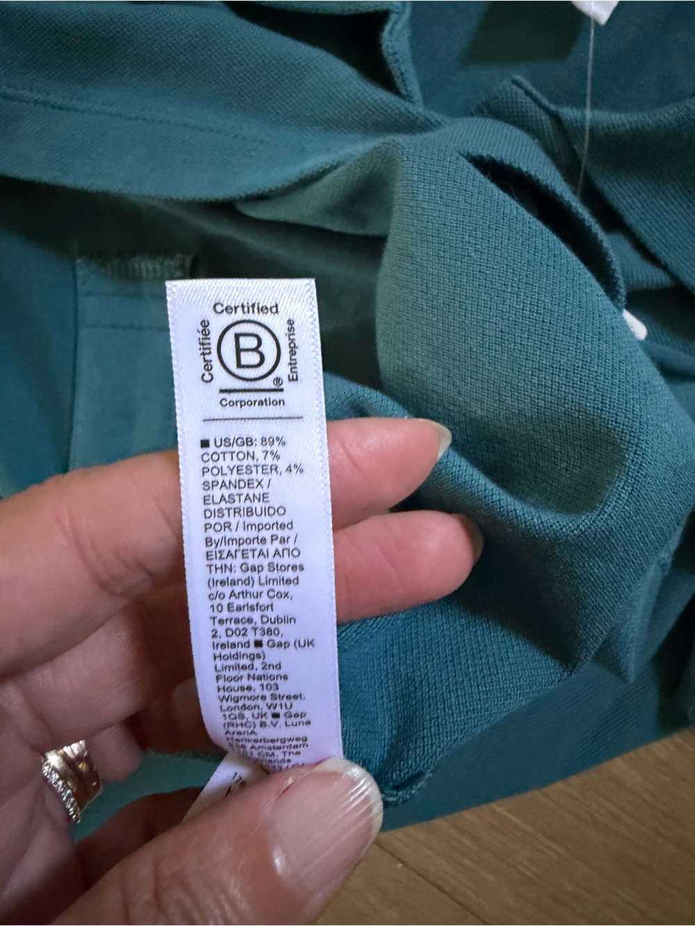 ATHLETA Pique Short Sleeve Polo NWT - Picture 5 of 6